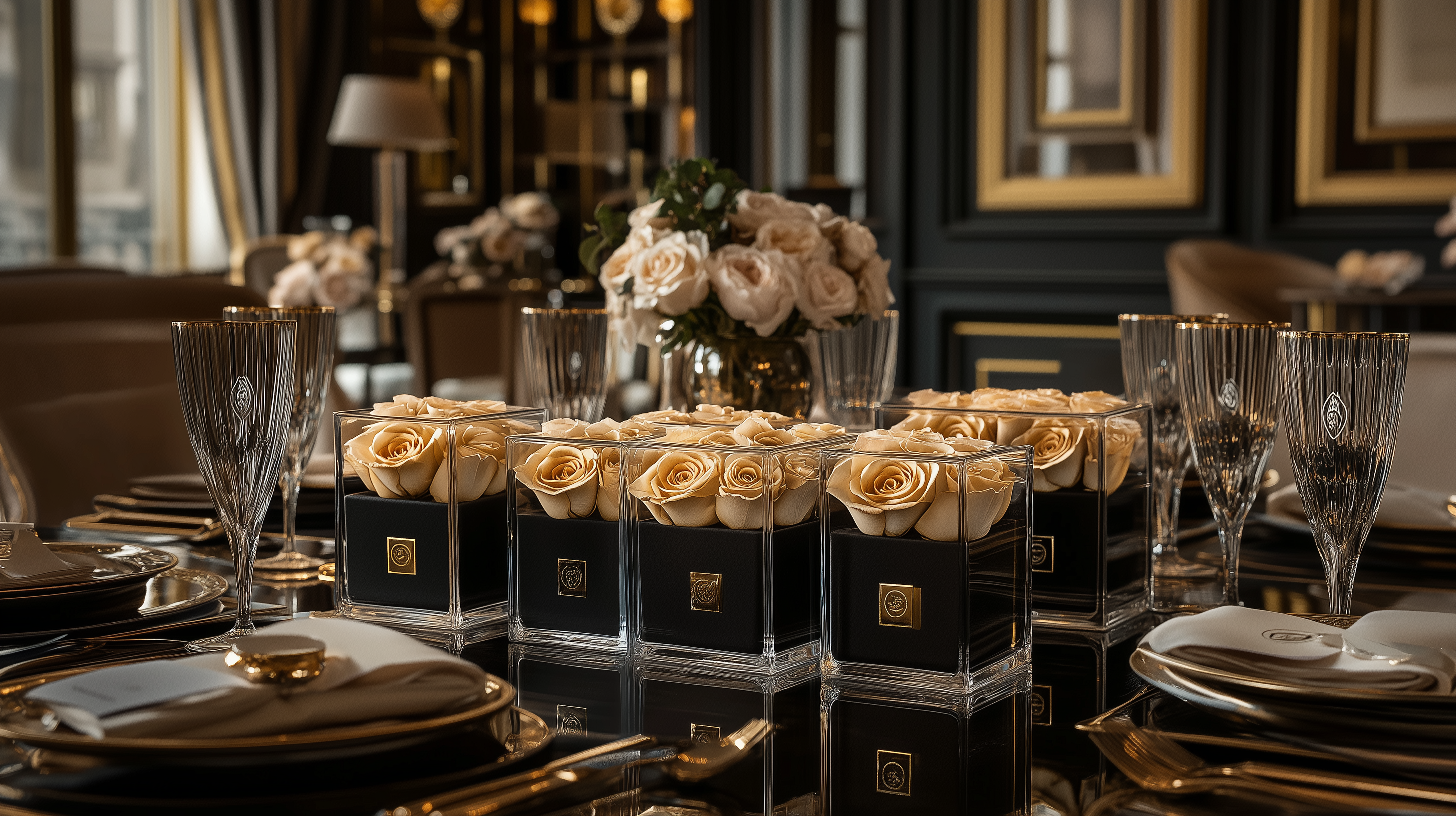 Gold Roses