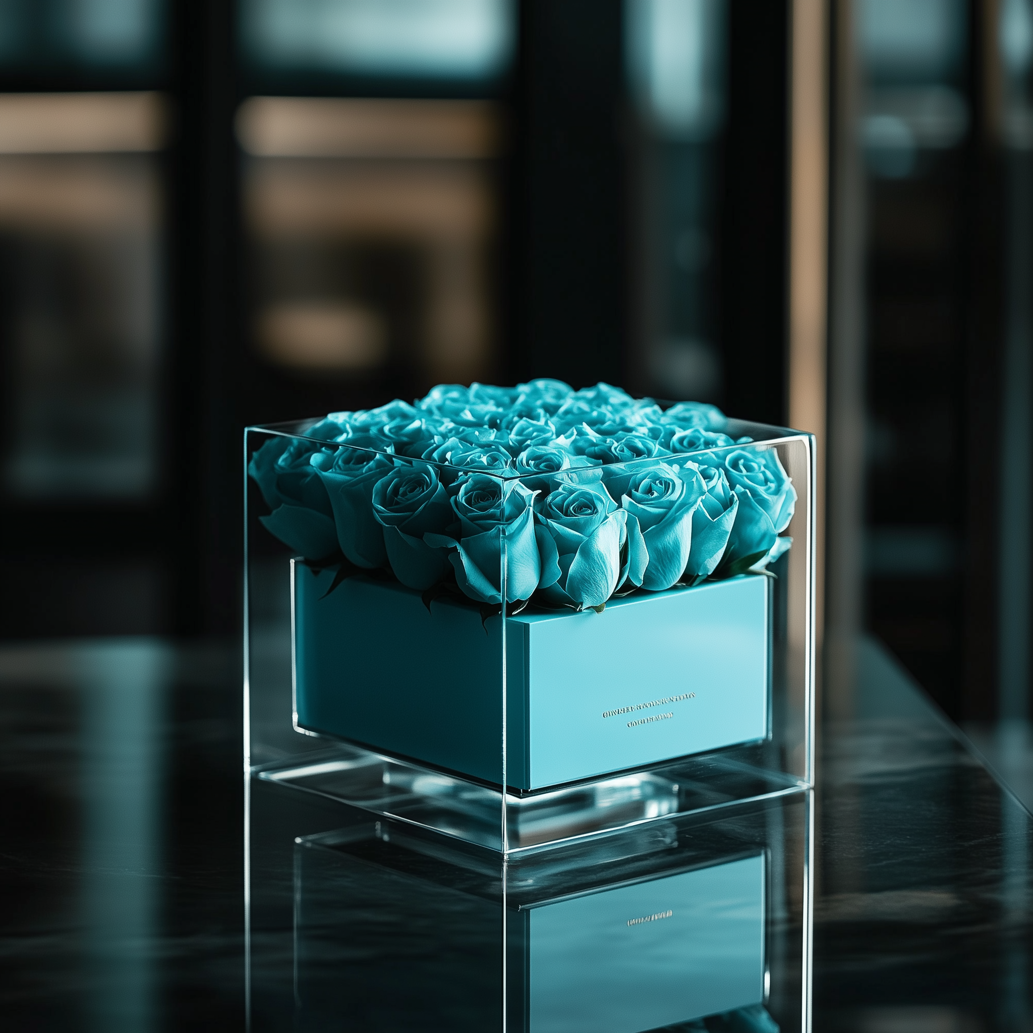 Turquoise Square Box | Ocean Jewel