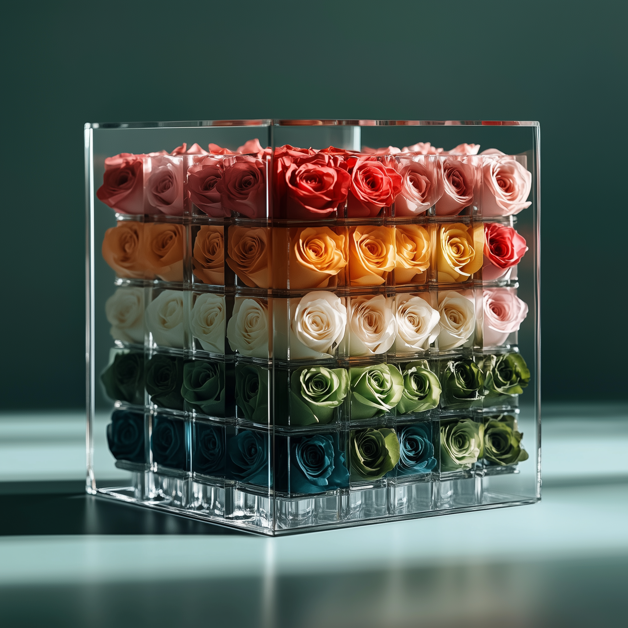 Mixed Color Supreme Box | Rainbow Elegance