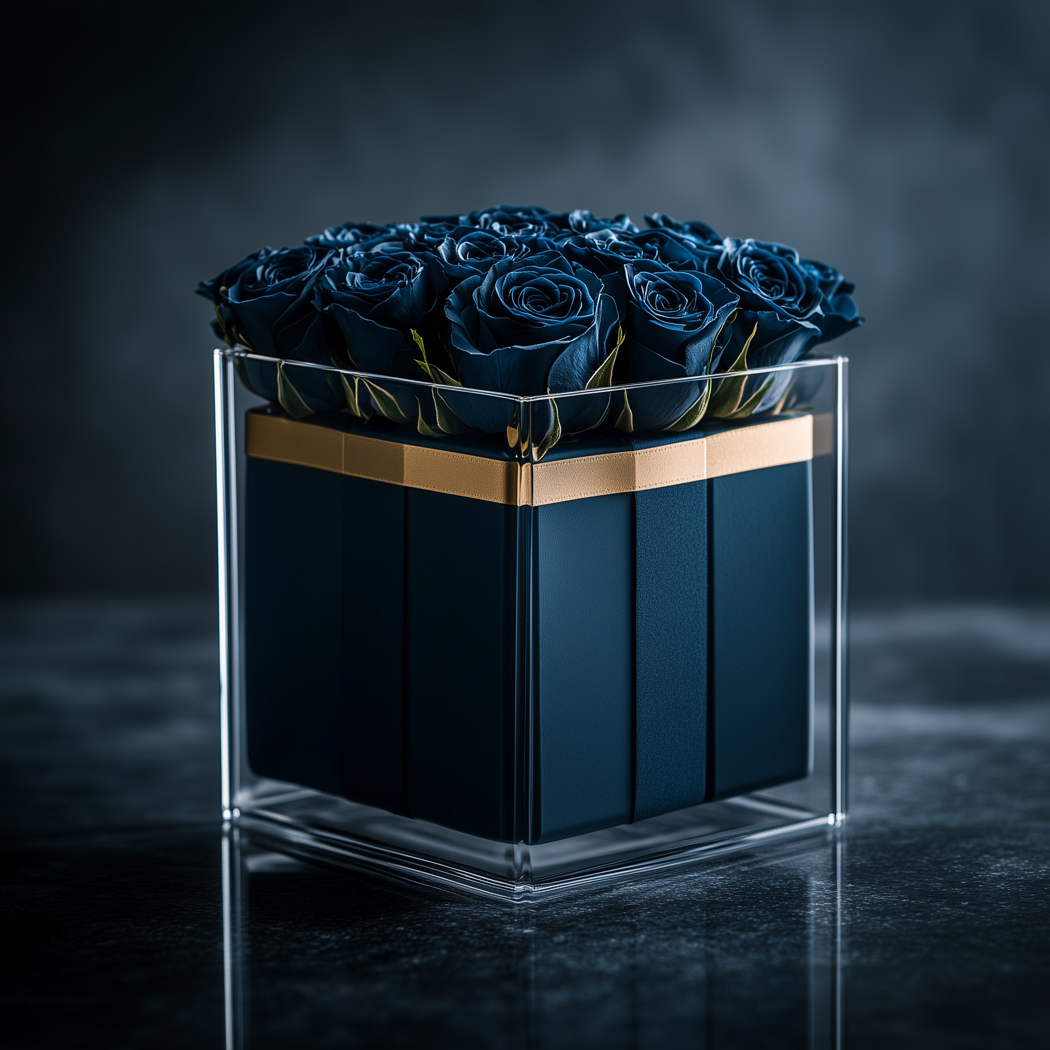 Blue Square Box | Ocean Geometry