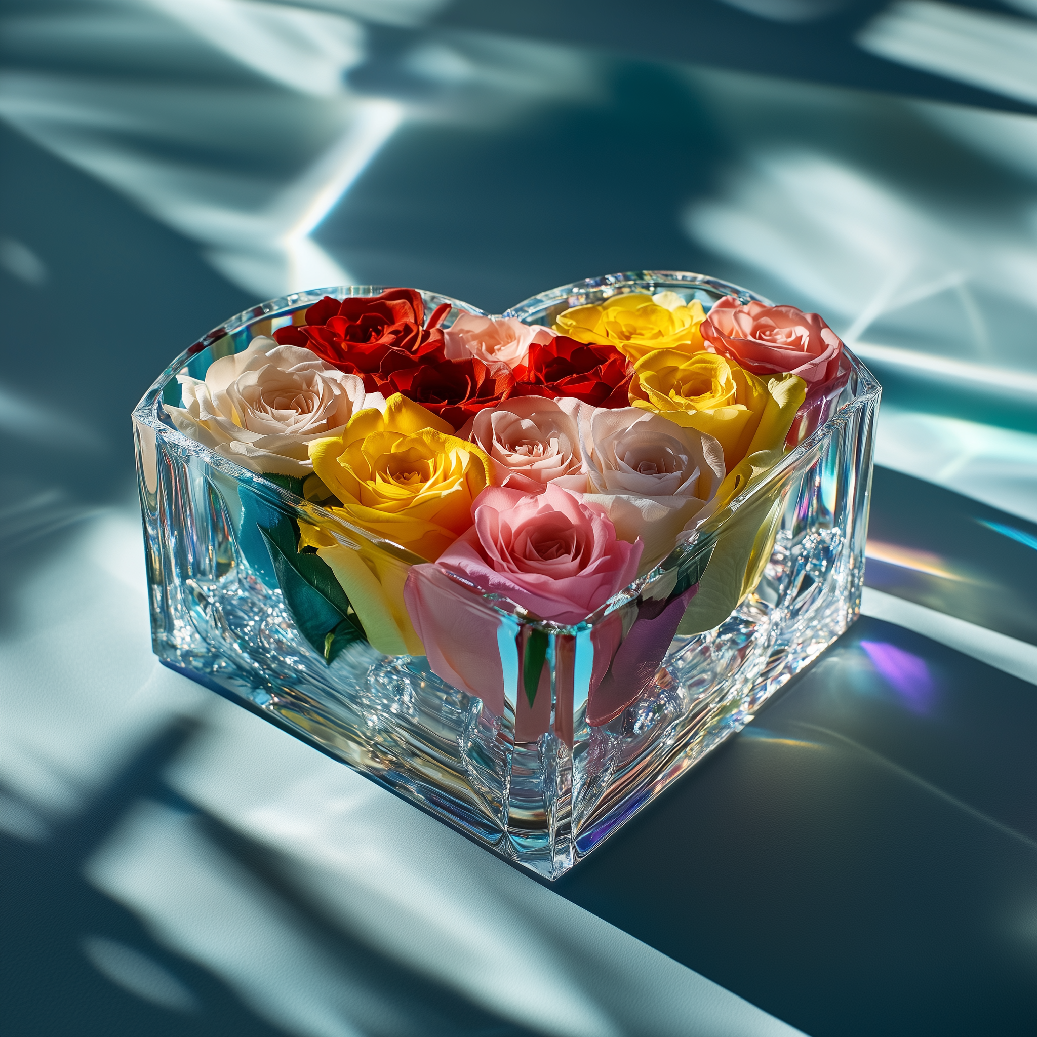 Rainbow Heart Box | Color Love