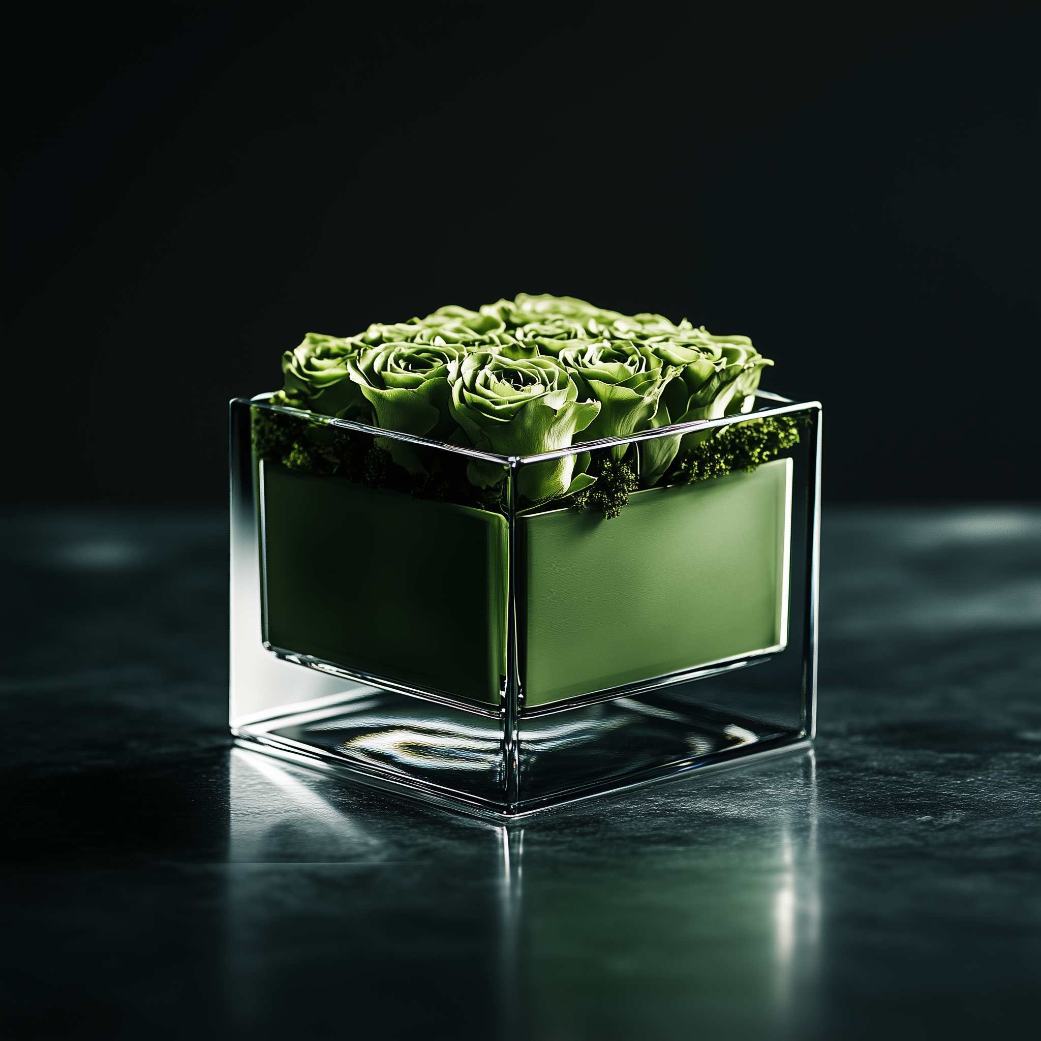 Green Square Box | Natural Geometry