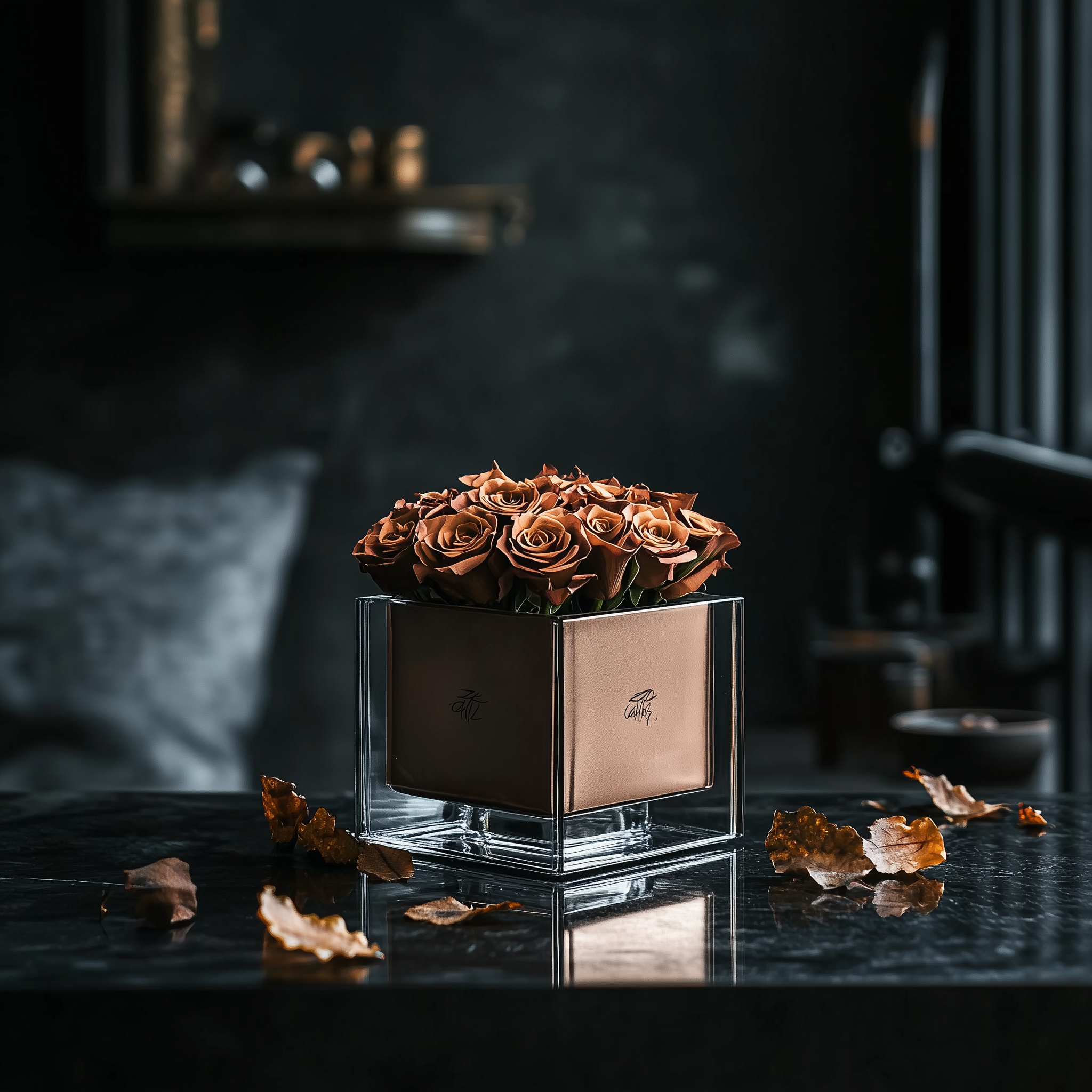 Rust Square Box | Autumn Charm