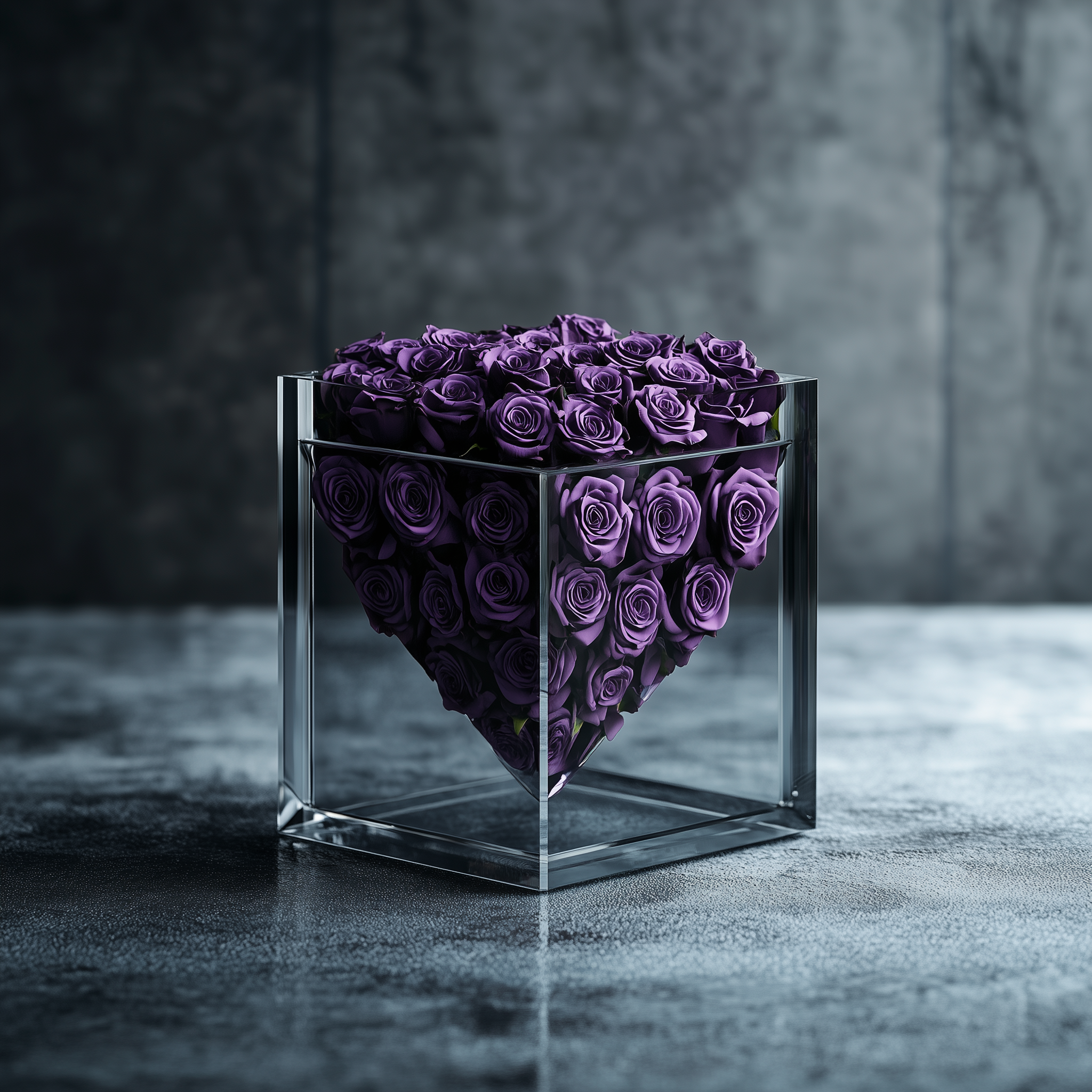 Amethyst Heart Box | Purple Love