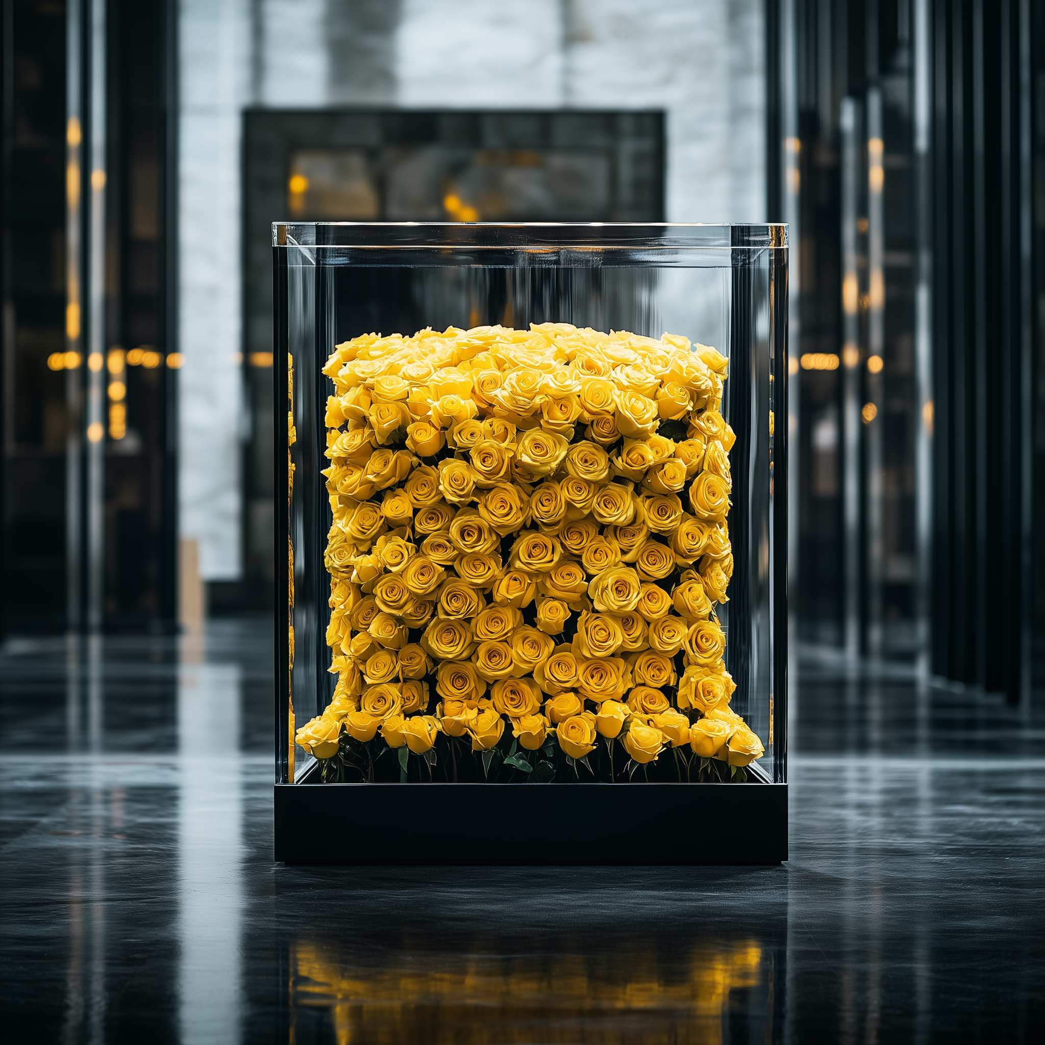 Yellow Cascade Supreme Box | Sunshine Luxury